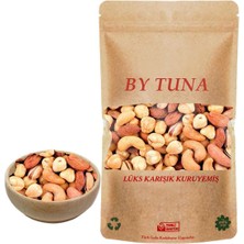 By Tuna Kuruyemiş Karışık Çiğ Kaju Çiğ Badem Çiğ Fındık Antep Fıstığı 250 gr