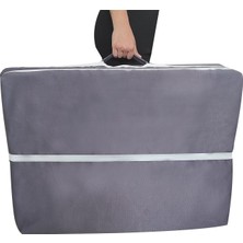 Vip Home Concept Katlanır Yer Yatağı Sünger Yatak Gri 80X180 Cm-7 cm Tek Kişilik