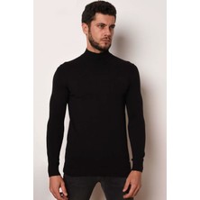 Brng Yarım Balıkçı Slimfit Likralı Erkek Kazak