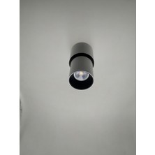 Bestar - Sıvaüstü 8 Watt Dekoratif Beyaz Kasa Spot 3000K - Günışığı