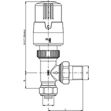 Eca Termostatik Radyatör Valfi Köşe Pex Trv4 16*2 602120780