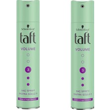 Schwarzkopf Taft Volume 3 Ekstra Güçlü Saç Spreyi 250ML 2'li