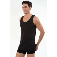 Kom Erkek Henry 2lı Atlet Siyah