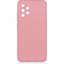 Nevarium Samsung Galaxy A32 4g Kılıf Lansman Nano Içi Kadife Silikon - Pembe Pembe
