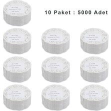 Sska Kağıt Bardak Çay Tabağı Altlığı 500 Adetlik 10 Paket 9 cm. - Beyaz