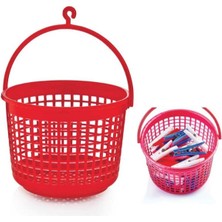 Zambak Plastik Mandal Sepeti Z104