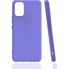 Tekno Grup Vivo V21E Kılıf Mat Esnek Biye Silikon Kılıf +  Ekran Koruyucu