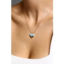 Hestia Silver Hot Kalp Gümüş Kolye