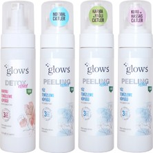 Glows Glows detox Effect Tüm Ciltler Için Makyaj Temizleme Köpüğü