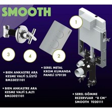 Serel Gömme Rezervuar Set 2 | Smooth |