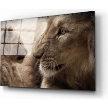Aras Glass Art Aslan 2 Cam Tablo