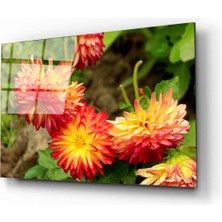 Aras Glass Art Çiçek 2 Cam Tablo