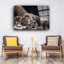 Aras Glass Art Aslan Çocuk Cam Tablo