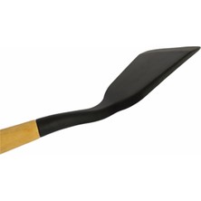 Naturalife Labs Yanmaz Yapışmaz Ahşap Saplı Silikon Spatula 2 'li 32 cm