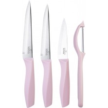 Karaca Peel Pink 4 Parça Bıçak Seti