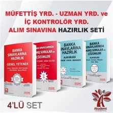 Akademi Consulting Training Müfettiş Yrd. - Uzman Yrd. ve Iç Kontrolör Yrd. Alım Sınavına Hazırlık Seti (4 Kitap Takım)