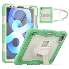 MobaxAksesuar Apple iPad Air 5 Air 4 10.9" Kılıf Renkli Strap Zırh Case A2072 A2316 A2324 A2325 A2588 A2589 A2591