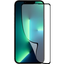 Kzy Apple iPhone 13 Pro Tam Kaplayan Fiber Nano Ekran Koruyucu Cam