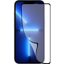 Kzy Apple iPhone 13 Pro Max Tam Kaplayan Fiber Nano Ekran Koruyucu Cam