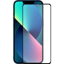 Kzy Apple iPhone 13 Tam Kaplayan Temperli Ekran Koruyucu Cam