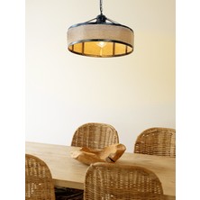 Noonlux Tekli Halat Sarkıt Avize Metal Detay