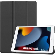 wowacs Apple iPad 9 Kılıf 9. Nesil 10.2 Smart Folio Cover Akıllı Uyku Modlu Pu Deri Standlı Tablet Kılıfı