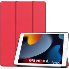 wowacs Apple iPad 9 Kılıf 9. Nesil 10.2 Smart Folio Cover Akıllı Uyku Modlu Pu Deri Standlı Tablet Kılıfı