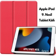 wowacs Apple iPad 9 Kılıf 9. Nesil 10.2 Smart Folio Cover Akıllı Uyku Modlu Pu Deri Standlı Tablet Kılıfı