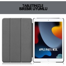 wowacs Apple iPad 9 Kılıf 9. Nesil 10.2 Smart Folio Cover Akıllı Uyku Modlu Pu Deri Standlı Tablet Kılıfı