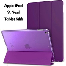 wowacs Apple iPad 9 Kılıf 9. Nesil 10.2 Smart Folio Cover Akıllı Uyku Modlu Pu Deri Standlı Tablet Kılıfı