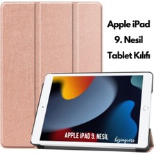 wowacs Apple iPad 9 Kılıf 9. Nesil 10.2 Smart Folio Cover Akıllı Uyku Modlu Pu Deri Standlı Tablet Kılıfı