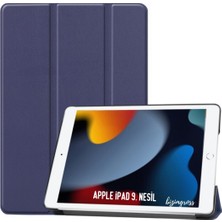 wowacs Apple iPad 9 Kılıf 9. Nesil 10.2 Smart Folio Cover Akıllı Uyku Modlu Pu Deri Standlı Tablet Kılıfı