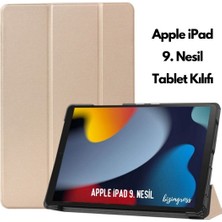 wowacs Apple iPad 9 Kılıf 9. Nesil 10.2 Smart Folio Cover Akıllı Uyku Modlu Pu Deri Standlı Tablet Kılıfı