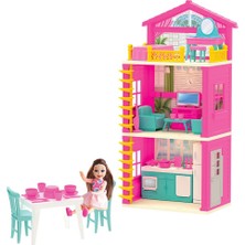 Fen Toys  Lola'nın 3 Katlı Evi Aksuarlı Oyun Evi