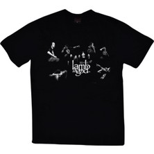 stonedfame Lamb Of God Baskılı T-Shirt