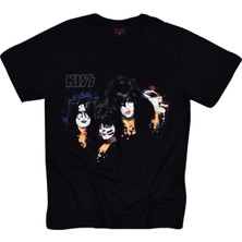 stonedfame Kiss Baskılı T-Shirt