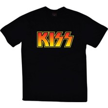 stonedfame Kiss Baskılı T-Shirt