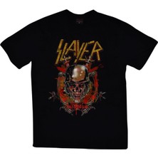 stonedfame Slayer Baskılı T-Shirt