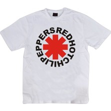 stonedfame Red Hot Chili Peppers Baskılı T-Shirt