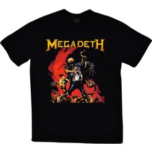 stonedfame Megadeth Baskılı T-Shirt