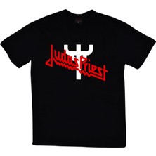 stonedfame Judas Priest  Baskılı T-Shirt