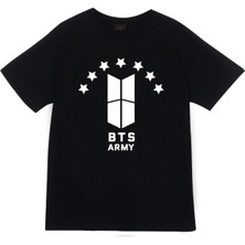 stonedfame Bts Baskılı T-Shirt