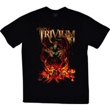 stonedfame Trivium Baskılı T-Shirt