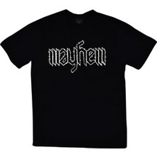 stonedfame Mayhem Baskılı T-Shirt