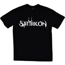 stonedfame Satyricon Baskılı T-Shirt