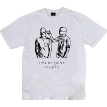 stonedfame Twenty One Pilots Baskılı T-Shirt