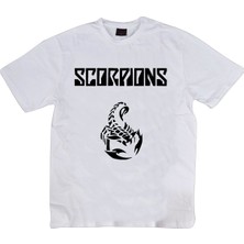 stonedfame Scorpions Baskılı T-Shirt