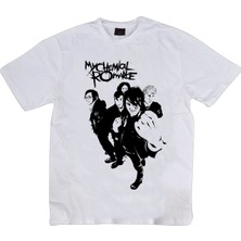 stonedfame My Chemical Romance Baskılı T-Shirt