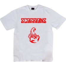 stonedfame Scorpions Baskılı T-Shirt