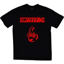 stonedfame Scorpions Baskılı T-Shirt